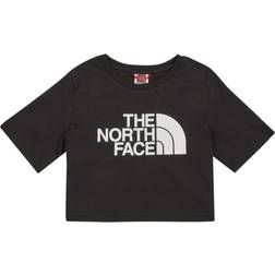 The North Face Girl's Cropped Easy T-shirt - Tnf Black