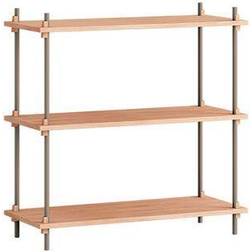 Moebe Shelving s.85.1.A, Eg/varm Reolsystem