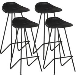 vidaXL 4 Real Bar Stool