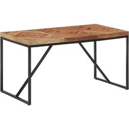 vidaXL 140x70x76 massivt akacietræ Spisebord 70x140cm