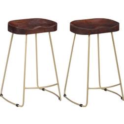 vidaXL Solid Mango Wood Gavin Bar Stool