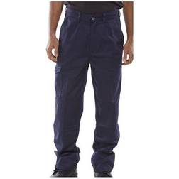 Click Beeswift Heavyweight Drivers Trousers Navy Blue PCT9N40