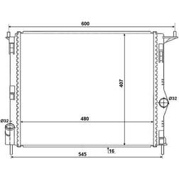 NRF Kylare, motorkylning 53069A