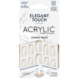 Elegant Touch False Nails Acrylic Colour Infusions Coconut