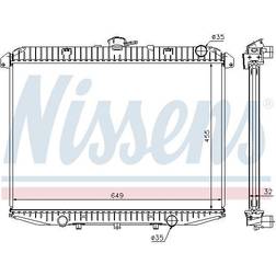 Kylare, motorkylning NISSENS 62070A