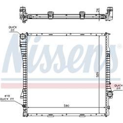 NISSENS Kylare, motorkylning 5707286193864 BMW X5