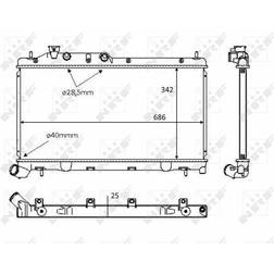 NRF Motorkühler 58385