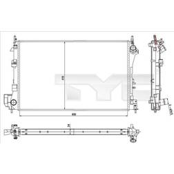 TYC Kylare, motorkylning 725-0010-R