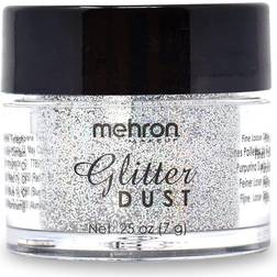 Mehron Makeup GlitterDust .25 oz Holographic Silver