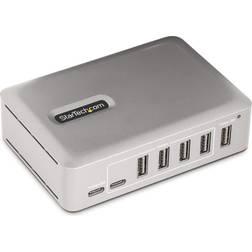 StarTech 7-Port USB-C Hub 5x USB-A 2x USB-C Self-Powered with 65W Power Supply