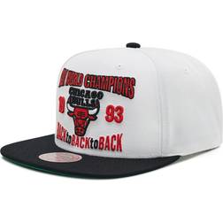 Mitchell & Ness Chicago Bulls NBA Back To 93 Hardwood Classics Snapback White/Black Unisex