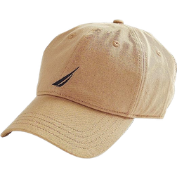 Nautica J-Class Logo 6-Panel Cap - Khaki