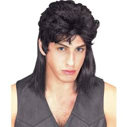 Rubies Black Mullet Wig 210000007996