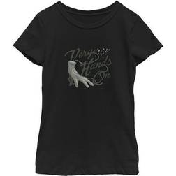 Netflix Girl's wednesday thing very hands on t-shirt