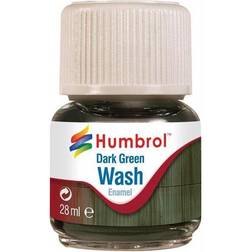 Humbrol AV0203 28ml Enamel Wash Dark Green