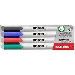Kores Non-Permanent Marker K MARKER W1, 4er Etui