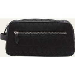 Valentino Garavani Toilet bag iconographe canvas nero One size