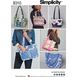 Simplicity Blue Floral Handbag 1 Each