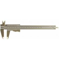 Mitutoyo 531-128 Series 531 High Accuracy Vernier Calipers with Thumb Clamp, 6", SAE/Metric Slide Gage