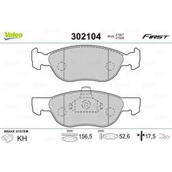 Valeo Bremsklötze Bremsbeläge Bremsbelagsatz 302104