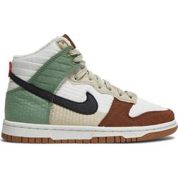 Nike Dunk High LX Next Nature W - Summit White/Black/Oil Green/Rattan