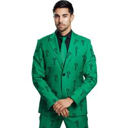 Slim Fit Suit Jacket Authentic The Riddler Black/Green