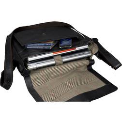 Pride & Soul Neo Messenger Bag Leather 33 cm Laptop Compartment Brown