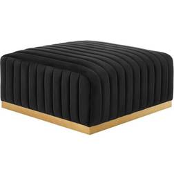 modway Conjure Gold Foot Stool