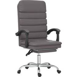 vidaXL Massage Reclining Office Black