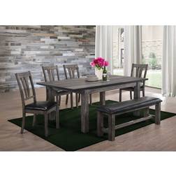 Picket House Furnishings 6pc Grayson Extendable Dining Set