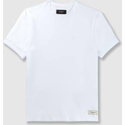 Android Homme Embroidered Chest Plain T-Shirt Trainers White AHTA231-12