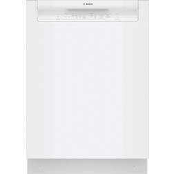 Bosch 100 Series Front Control Smart Hybrid Tub Dishwasher, 50dBA White