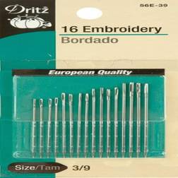 Dritz 16 Assorted Embroidery Needles