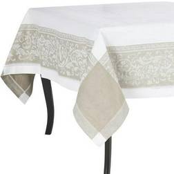 French Home Laguiole Versailles Linen Tablecloth Brown