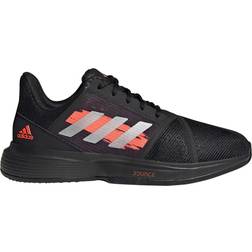 adidas CourtJam Bounce Clay Core Black/Silver Metallic
