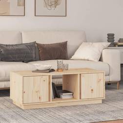 vidaXL 110x50x40 massivt fyrretræ Sofabord