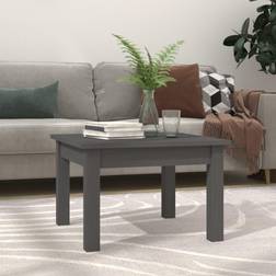 vidaXL 45x45x30 massivt fyrretræ Sofabord