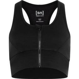 super.natural Motion Zip Top Women, sort Sportsbh'er 2023