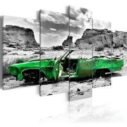 Artgeist Green retro car Colorado Desert Billede