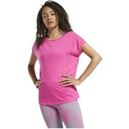 Reebok Performance Træningstop Burnout Tee Rosa