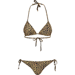 Urban Classics Bikinisæt Ladies Leo Bikini - Brun