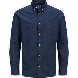 Jack & Jones Shirt Brook Oxford - Bleu
