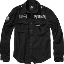 Iron Maiden Vintage Long Sleeve Eddy Shirt - Schwarz