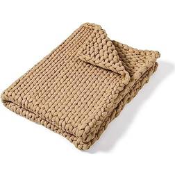 Donna Sharp Chunky Blankets Beige (127x101.6)