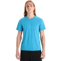 Icebreaker Central Classic Short Sleeve Tee Men's Geo Blue