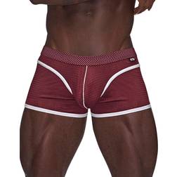 Male Power Sport Mesh Shorts - Burgundy