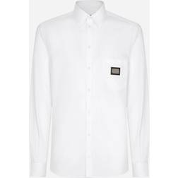 Dolce & Gabbana White Plaque Shirt