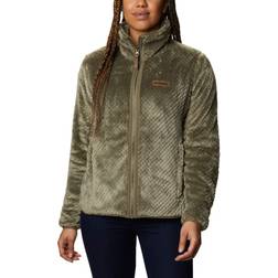 Columbia Women's Fire Side II Sherpa Full Zip Fleece- Green