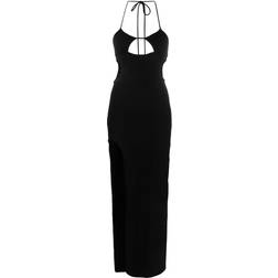 Off-White Knit Maxi Dress - Sort