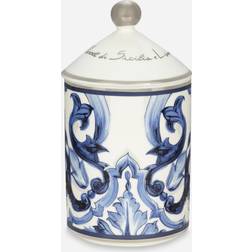 Dolce & Gabbana hand-painted Porcelain/Wax/Cotton Scented Candle